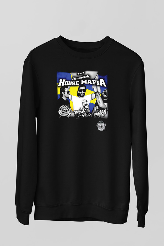Swedish House Mafia Siyah Unisex Sweatshirt