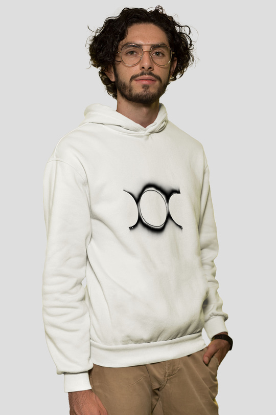 Swedish House MafiaBaskılı Beyaz Hoodie