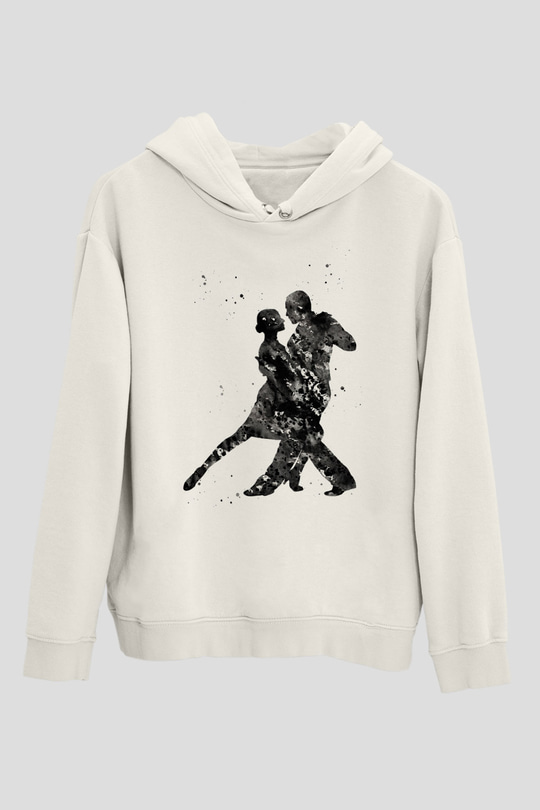 Tango Beyaz Unisex Hoodie