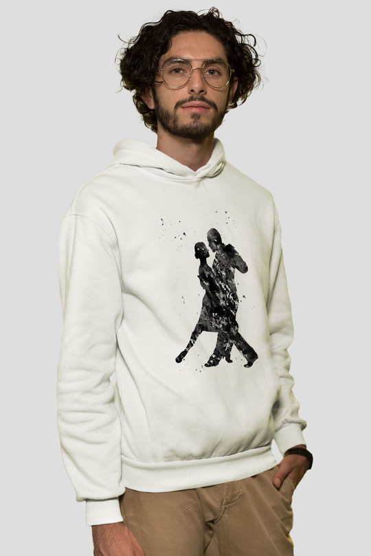 Tango Beyaz Unisex Hoodie