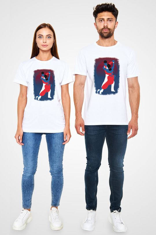 Tango Beyaz Unisex Tişört T-Shirt - TişörtFabrikası
