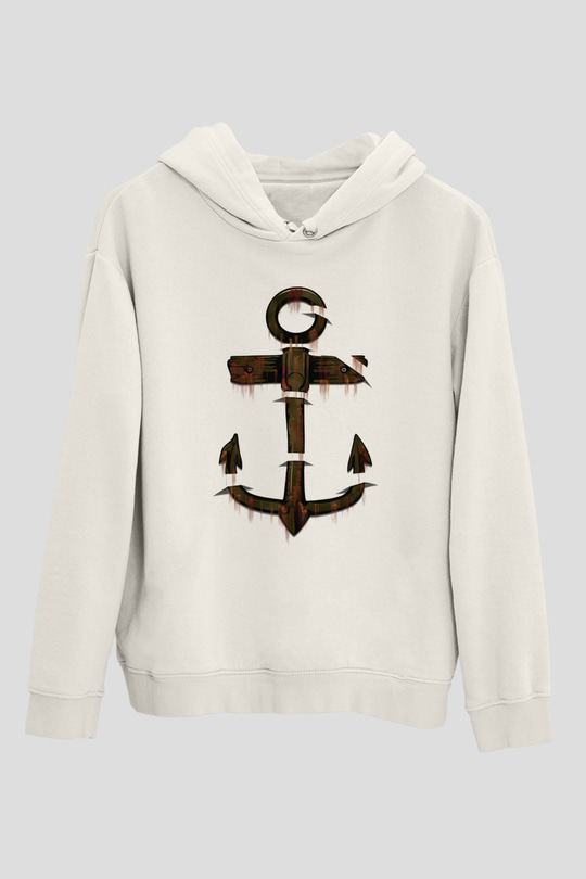 Tasarım Kapşonlu Sweatshirt TSR143