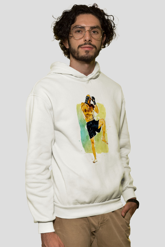 Tayland BoksuBeyaz  Unisex Hoodie