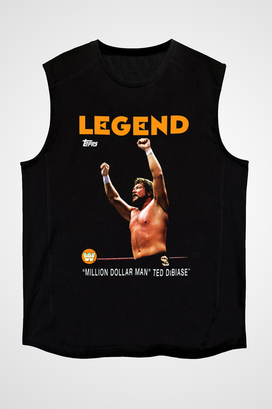 Ted DiBiase Siyah Unisex Kolsuz Tişört