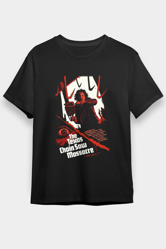 Texas Chain Saw Massacre Siyah Unisex Tişört