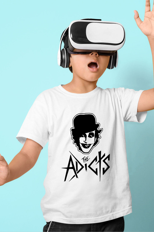 The Adicts Baskılı Beyaz Unisex Çocuk Tişört