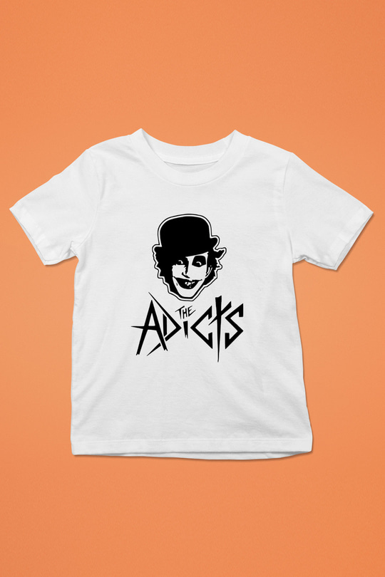 The Adicts Baskılı Beyaz Unisex Çocuk Tişört