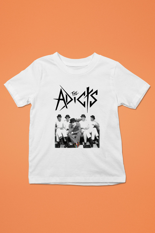 The Adicts Baskılı Beyaz Unisex Çocuk Tişört