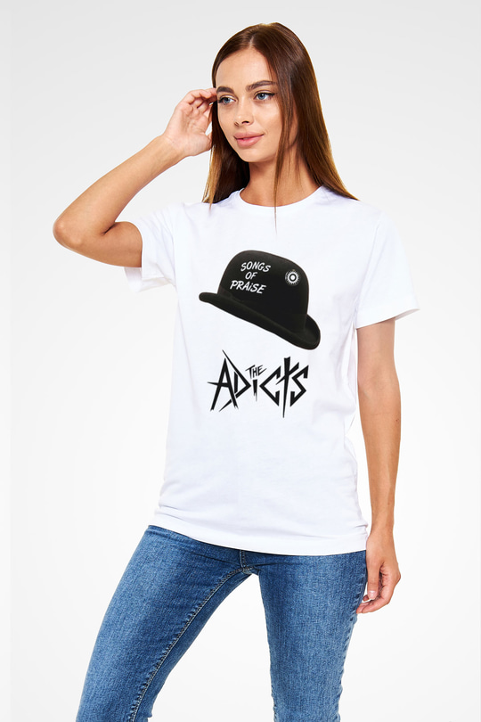 The Adicts Beyaz Unisex Tişört T-Shirt - TişörtFabrikası