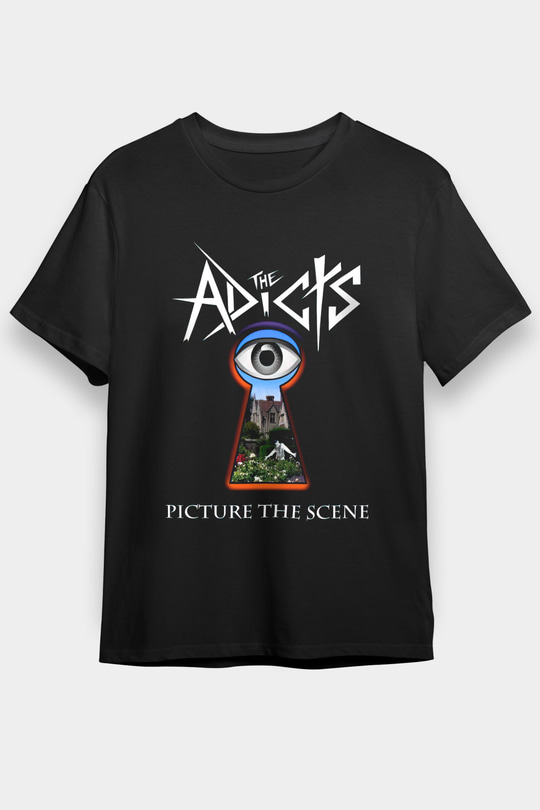 The Adicts Siyah Unisex Tişört T-Shirt - TişörtFabrikası