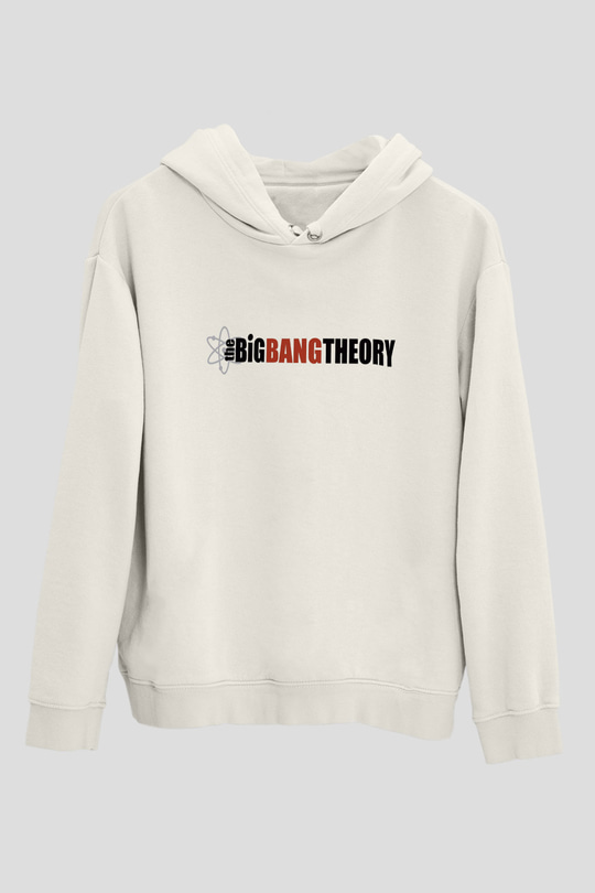 The Big Bang Theory Beyaz Unisex Kapşonlu Sweatshirt