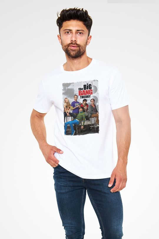 The Big Bang Theory Beyaz Unisex Tişört T-Shirt