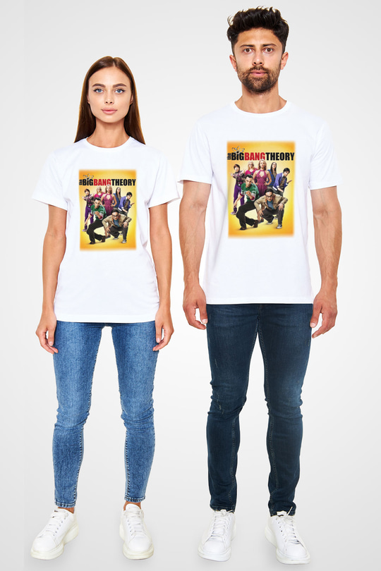 The Big Bang Theory Beyaz Unisex Tişört T-Shirt