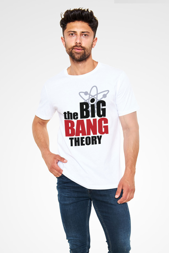 The Big Bang Theory Beyaz Unisex Tişört T-Shirt