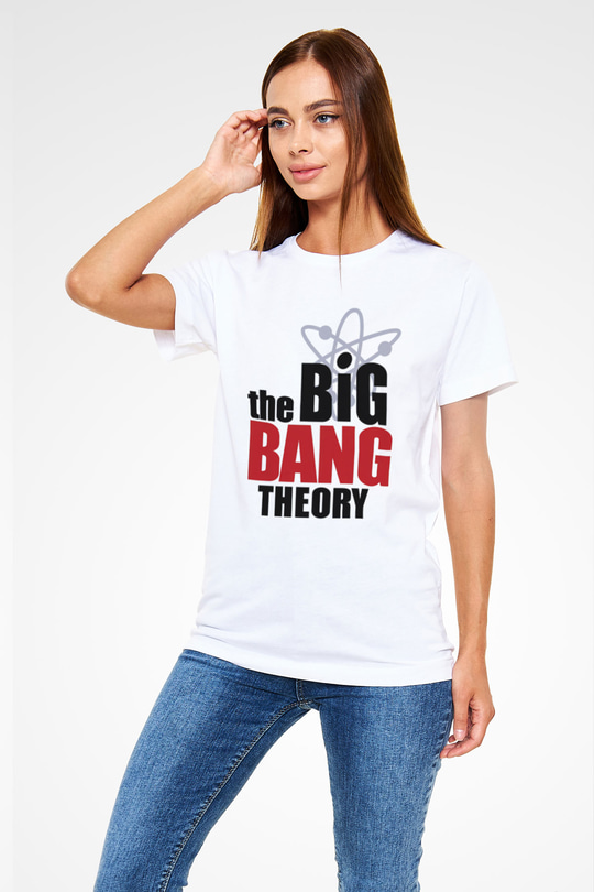 The Big Bang Theory Beyaz Unisex Tişört T-Shirt