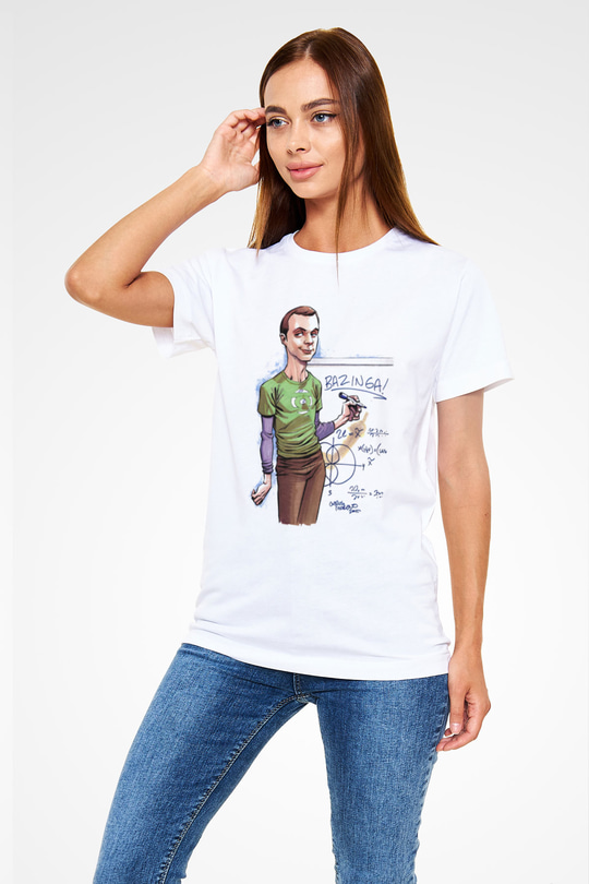 The Big Bang Theory Beyaz Unisex Tişört T-Shirt