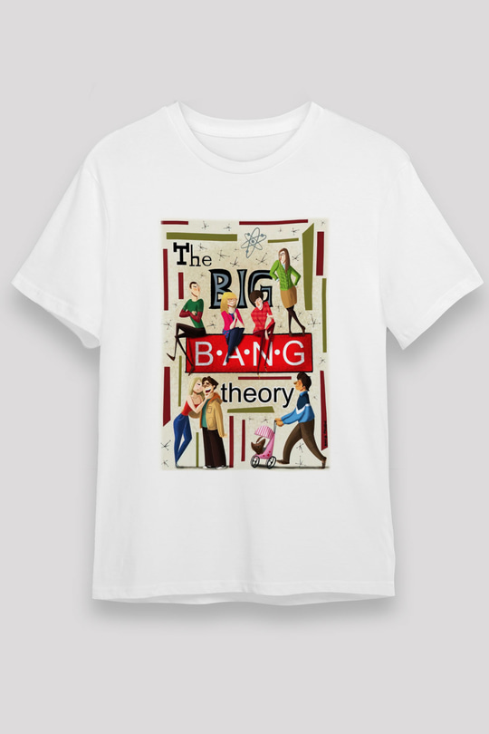 The Big Bang Theory Beyaz Unisex Tişört T-Shirt