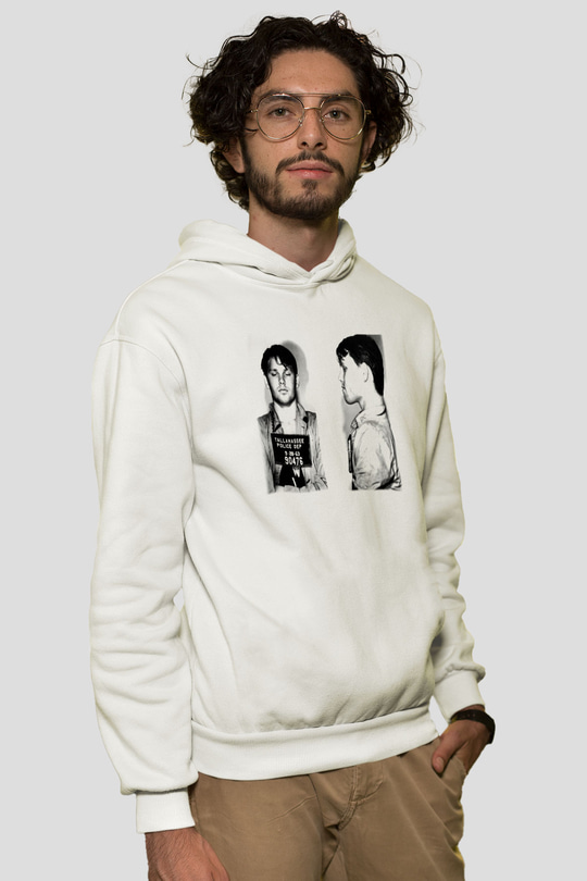 The Doors Beyaz Unisex Kapşonlu Sweatshirt