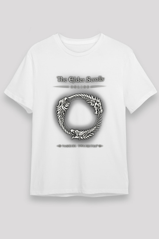 The Elder Scrolls Online Beyaz Unisex Tişört T-Shirt