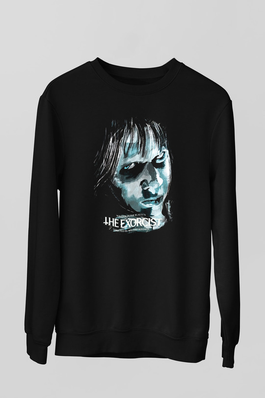 The Exorcist Siyah Unisex Sweatshirt