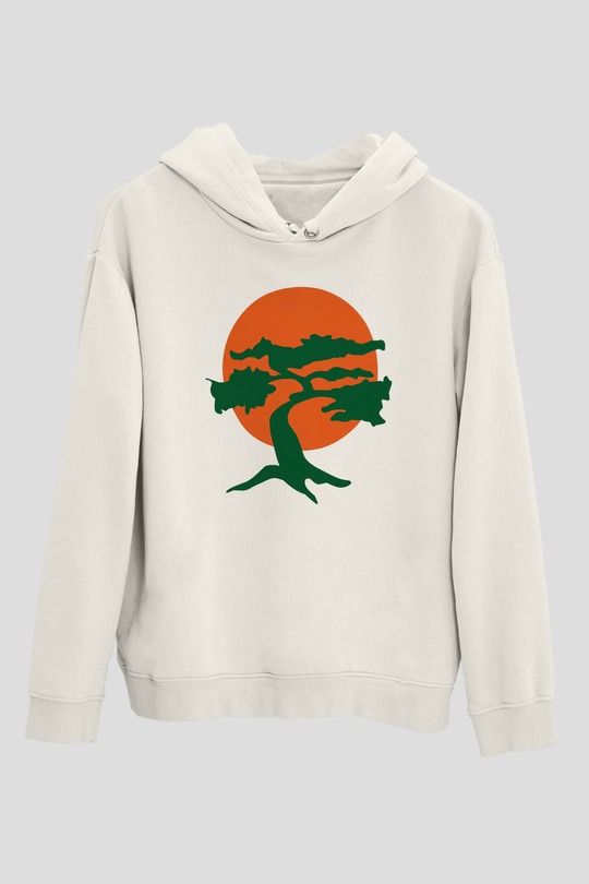 The Karate Kid Beyaz Unisex Hoodie