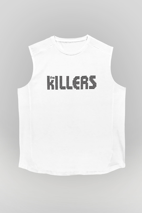 The Killers Beyaz Unisex Kolsuz Tişört