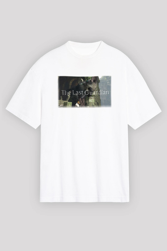 The Last Guardian Beyaz Unisex Oversize Tişört T-Shirt