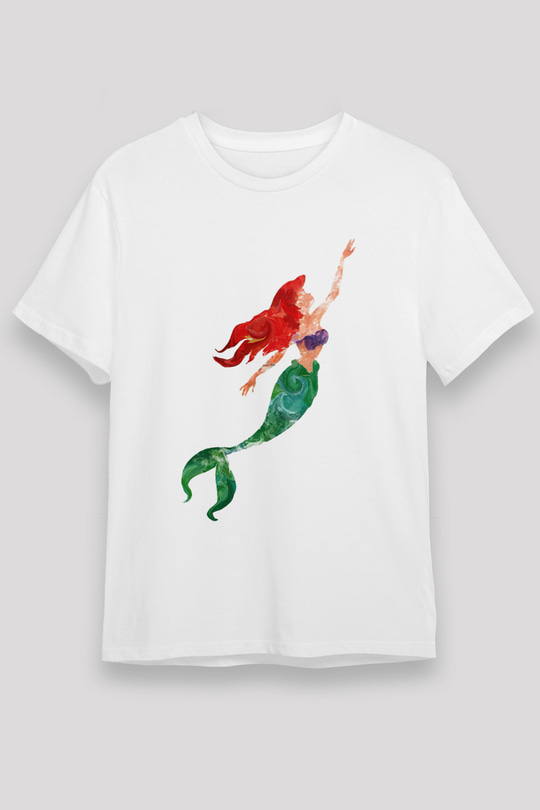 The Little Mermaid Beyaz Unisex Tişört T-Shirt