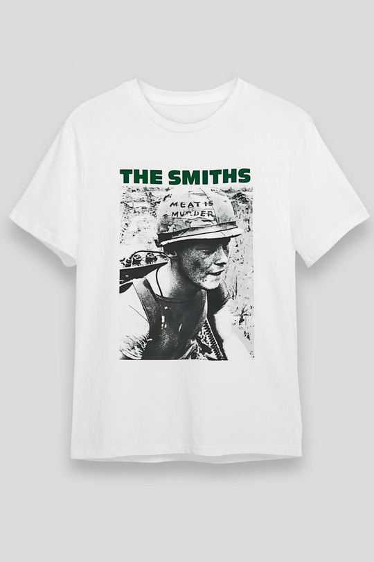 The Smiths Baskılı Unisex Beyaz Tişört - Tshirt