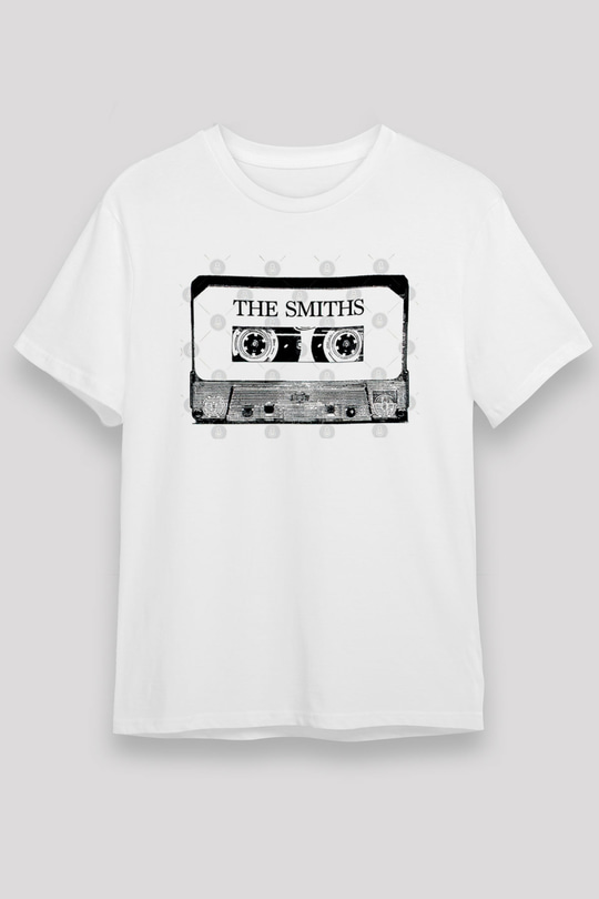 The Smiths Baskılı Unisex Beyaz Tişört - Tshirt