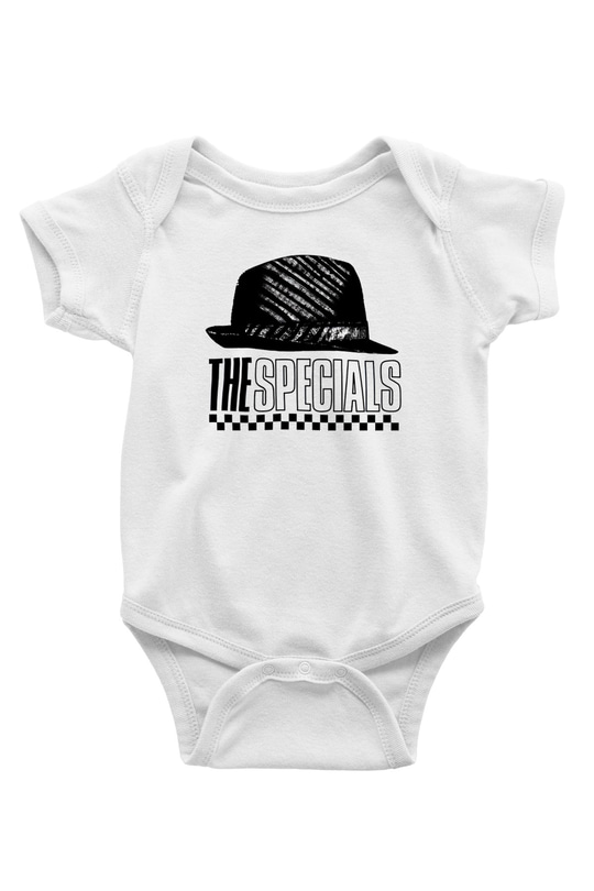 The Specials Baskılı Beyaz Unisex Bebek Body - Zıbın