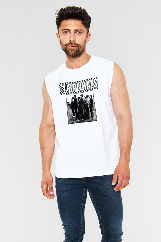 The Specials Beyaz Unisex Kolsuz Tişört