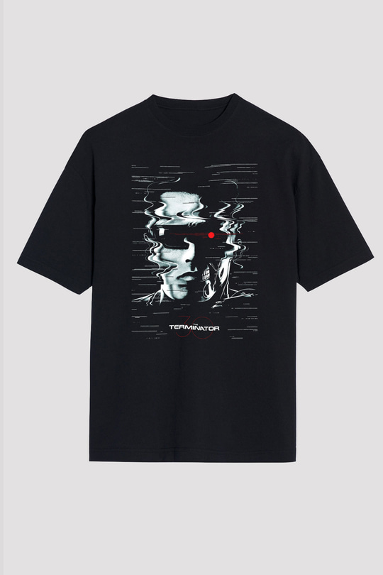 The Terminator Siyah Unisex Oversize Tişört T-Shirt