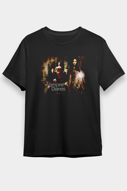 The Vampire Diaries Siyah Unisex Tişört T-Shirt