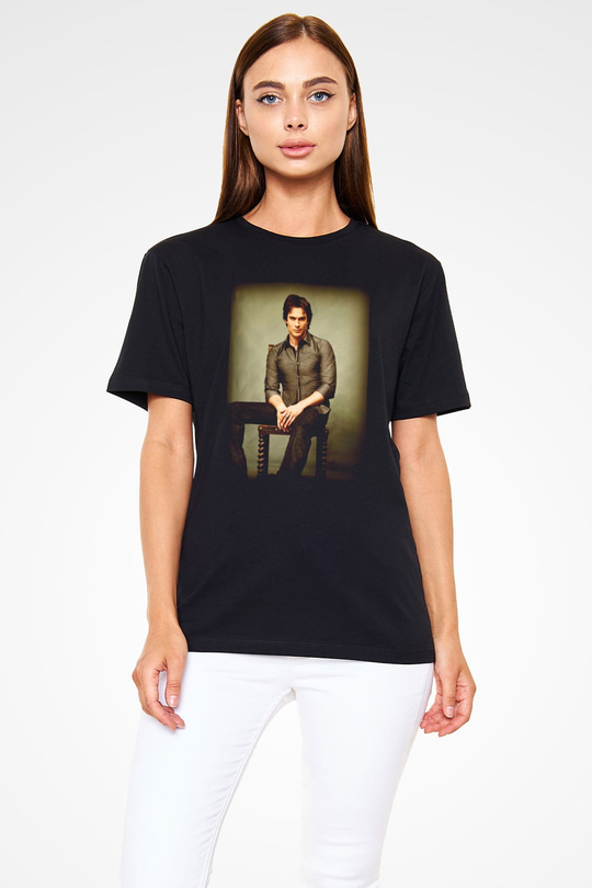 The Vampire Diaries Siyah Unisex Tişört T-Shirt