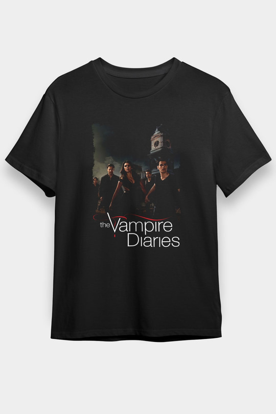 The Vampire Diaries Siyah Unisex Tişört T-Shirt