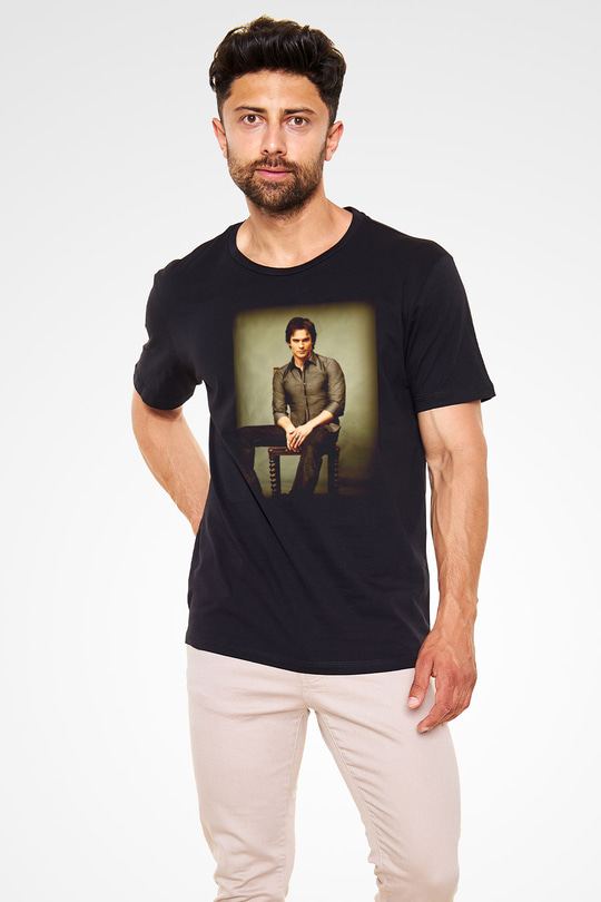 The Vampire Diaries Siyah Unisex Tişört T-Shirt