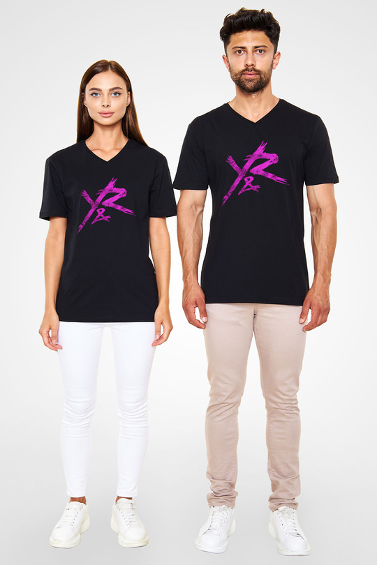The Young and the Restless Siyah Unisex V Yaka Tişört