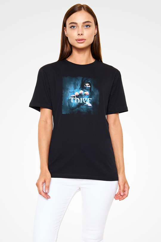 Thief Siyah Unisex Tişört T-Shirt