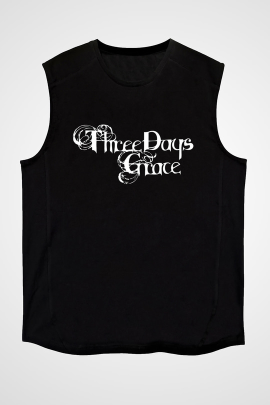 Three Days Grace Siyah Unisex Kolsuz Tişört