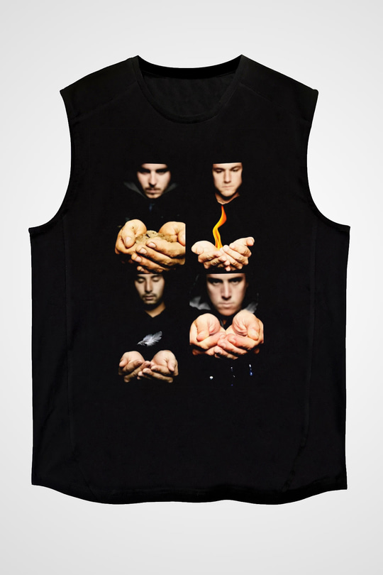 Thrice Siyah Unisex Kolsuz Tişört