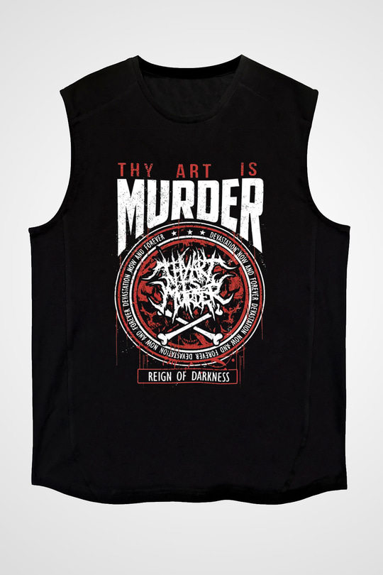 Thy Art Is Murder Siyah Unisex Kolsuz Tişört