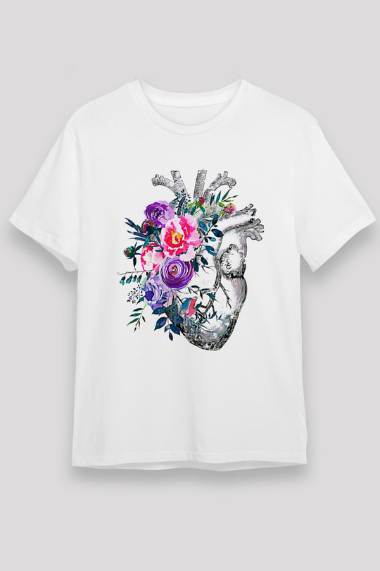 Tıp Bayramı Baskılı Unisex Beyaz Tişört - Tshirt