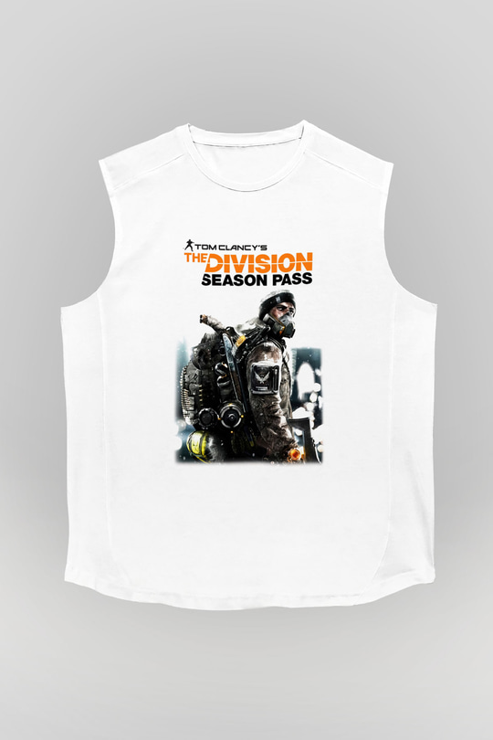 Tom Clancy Beyaz Unisex Kolsuz Tişört