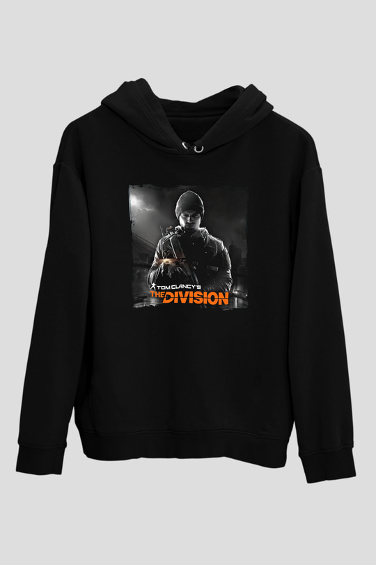 Tom Clancy Siyah Unisex Hoodie