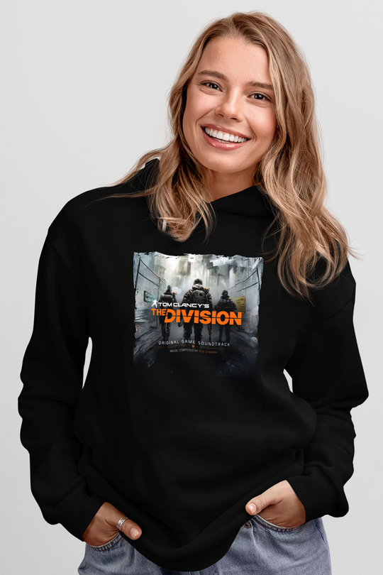 Tom Clancy Siyah Unisex Hoodie