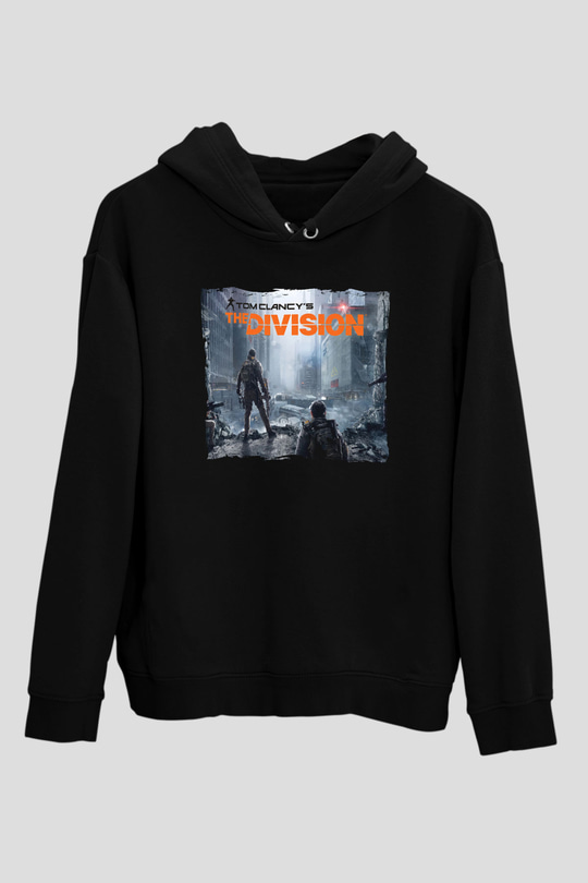 Tom Clancy Siyah Unisex Hoodie