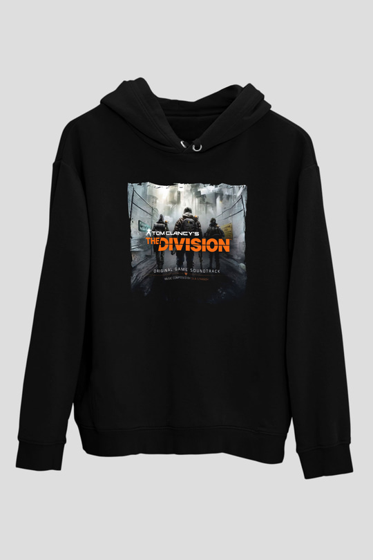 Tom Clancy Siyah Unisex Hoodie
