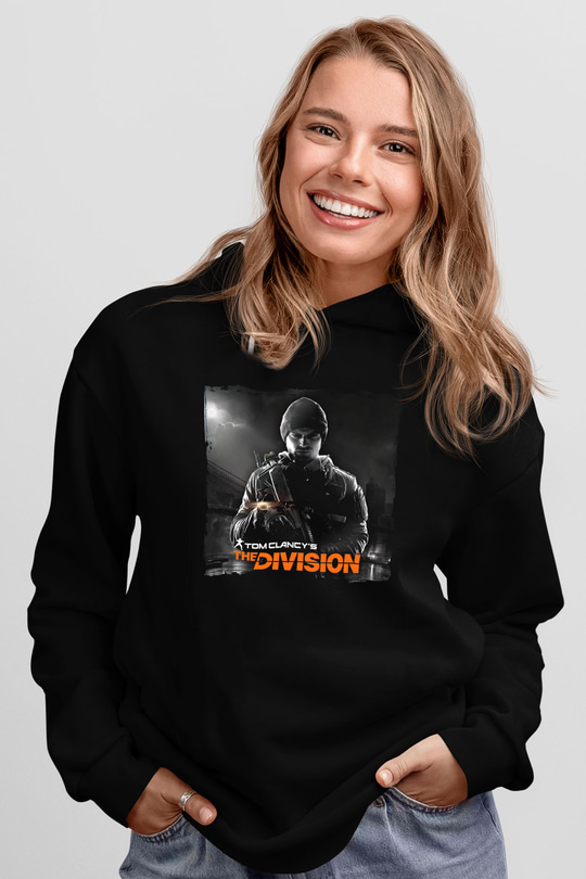 Tom Clancy Siyah Unisex Hoodie