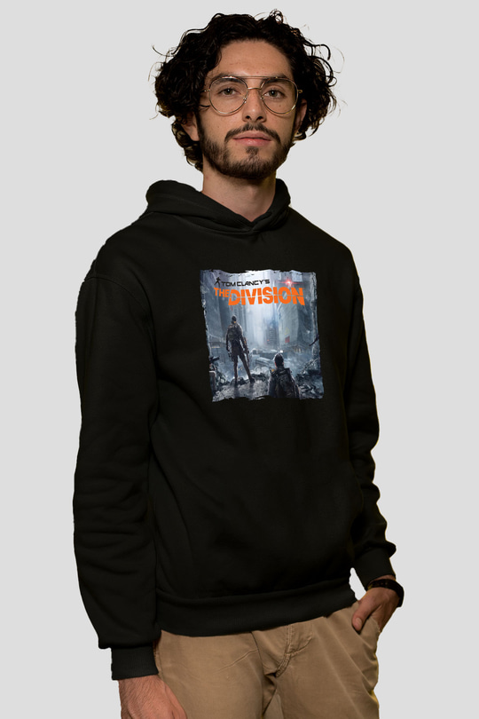 Tom Clancy Siyah Unisex Hoodie